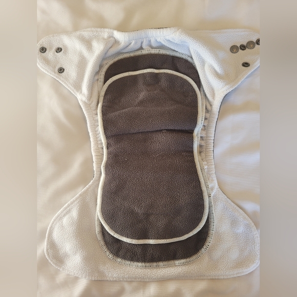 New Titanium Gray Cloth Diaper - Picture 2 of 3